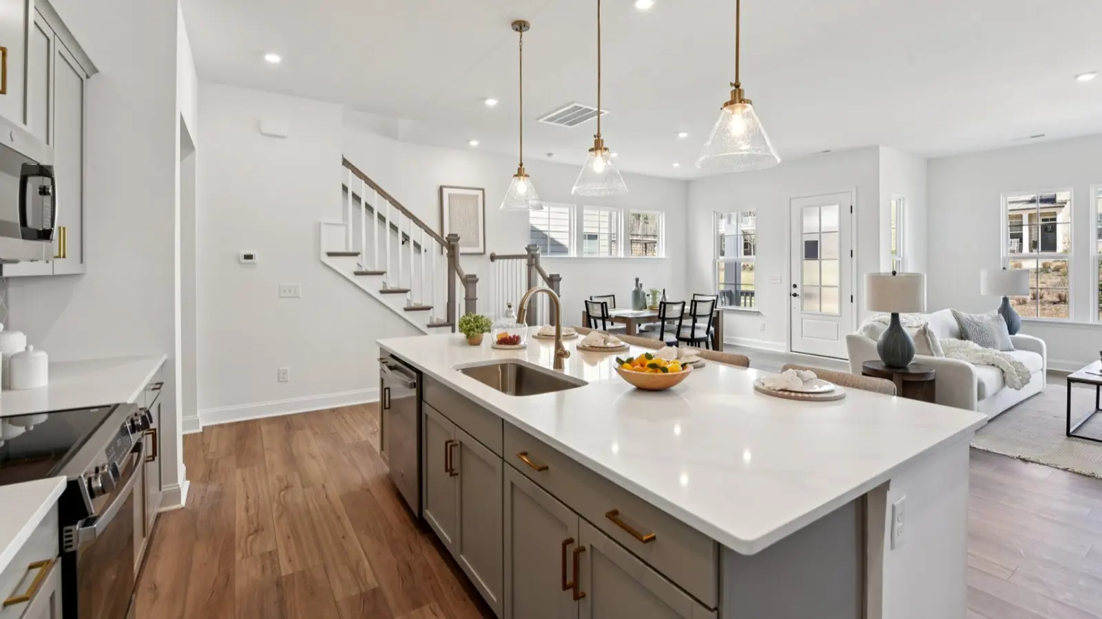 River District Single Family Homes - Brentwood Plan, Charlotte NC | Livabl